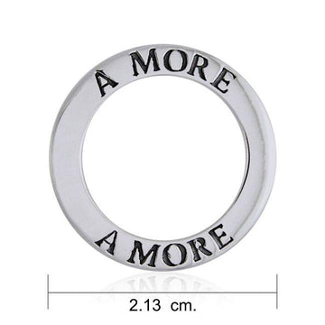 A More Love Silver Ring Pendant TPD1166 - Jewelry